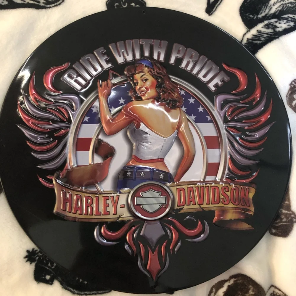 15inch Harley-Davidson Ride With Pride Wall Art